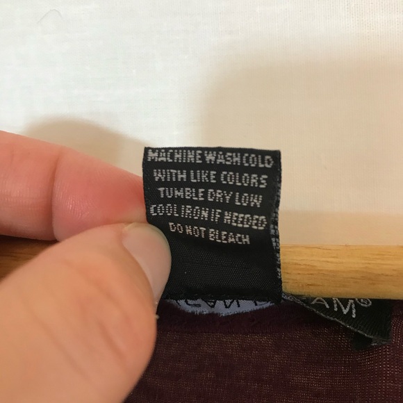 American Dream Red Fitted Flutter Sleeve Tee - Picture 7 of 7